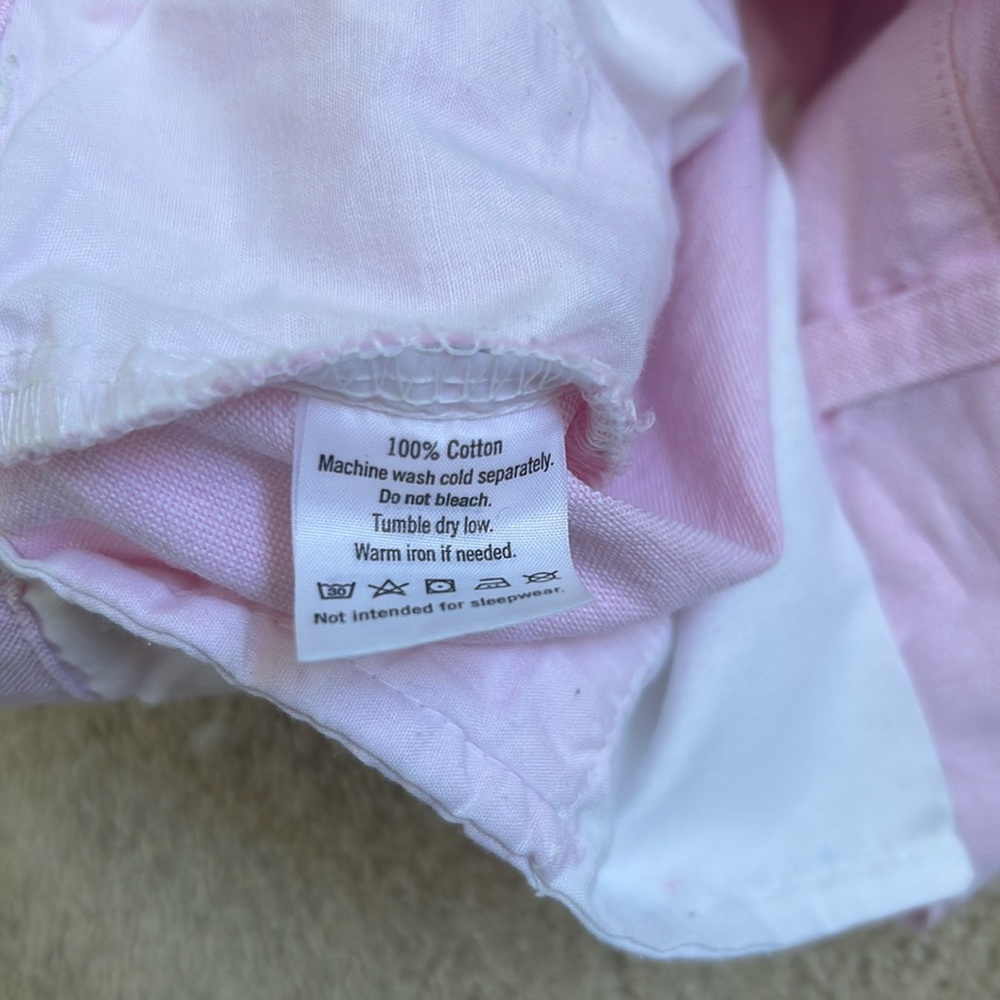 Janie & Jack | boy pink oxford shorts | 4T - Picture 7 of 7
